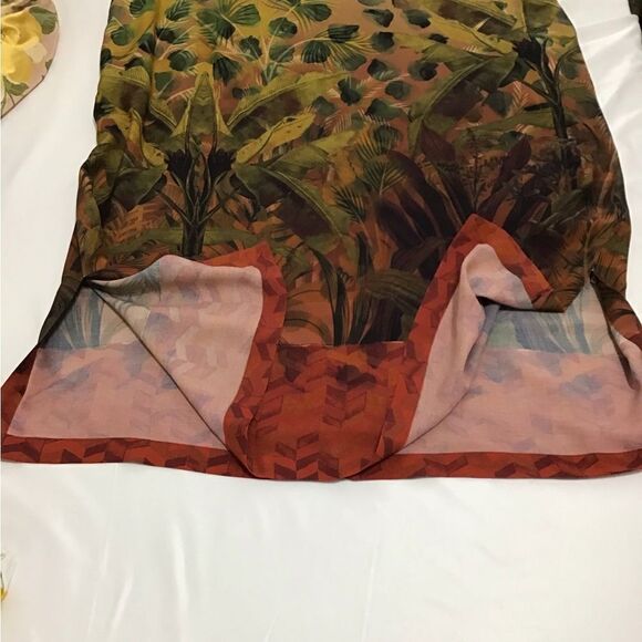 Soft Surroundings Animal Print Tivoli Midi Dress New Size Large - Picture 6 of 8